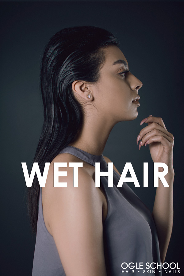 How To Get The Wet Hair Look Tutorial Cosmetology School Beauty School In Texas Ogle School