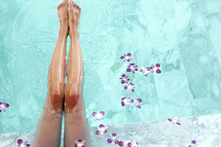 protecting skin at the pool