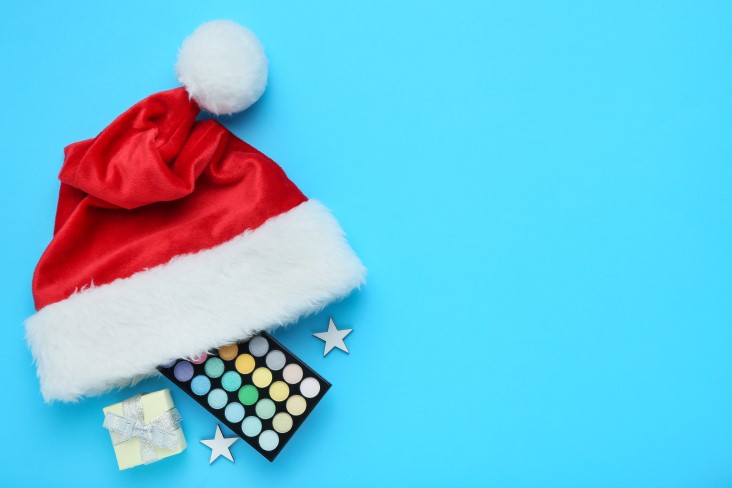 trying seasonal makeup palettes